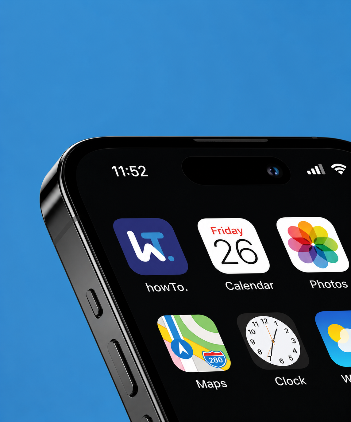 howTo. mobile app icon with hT. monogram