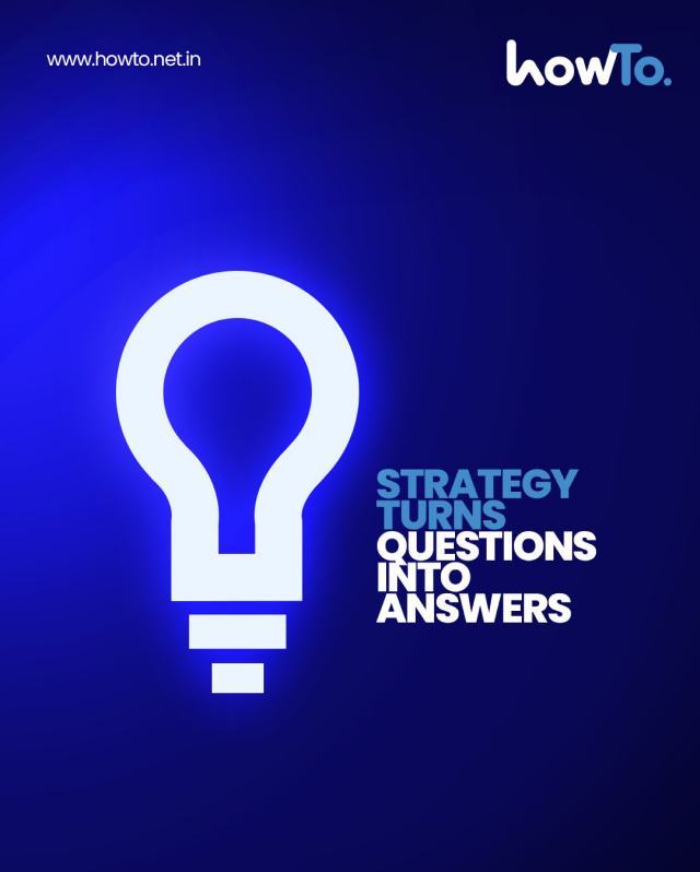 Strategy creative — glowing lightbulb