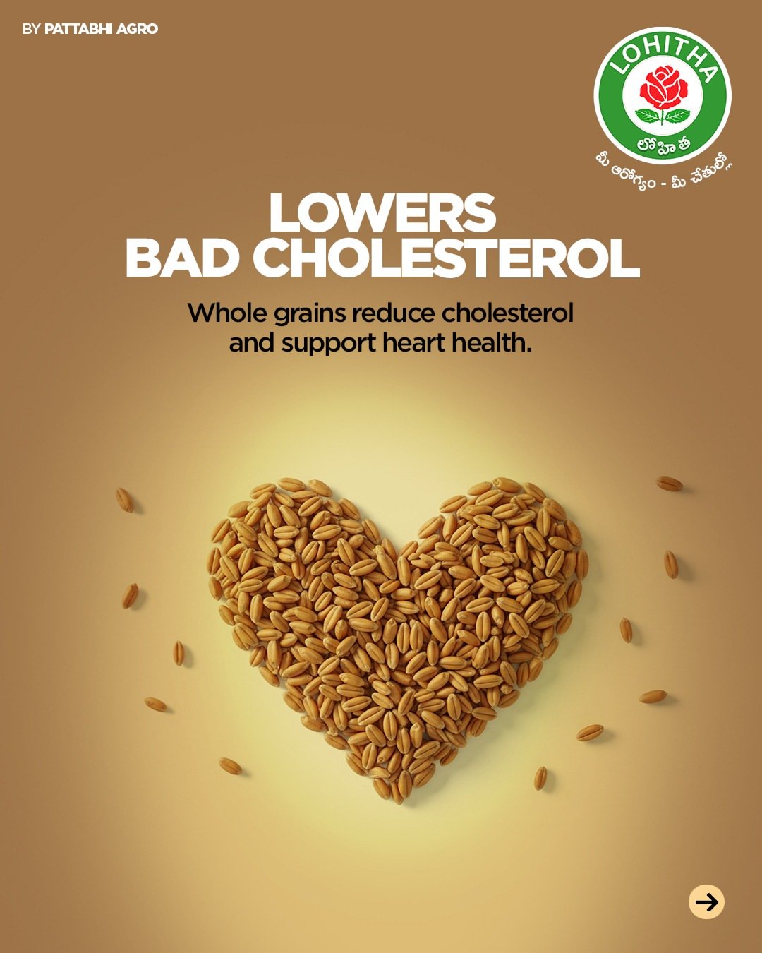 Atta benefit — lowers cholesterol