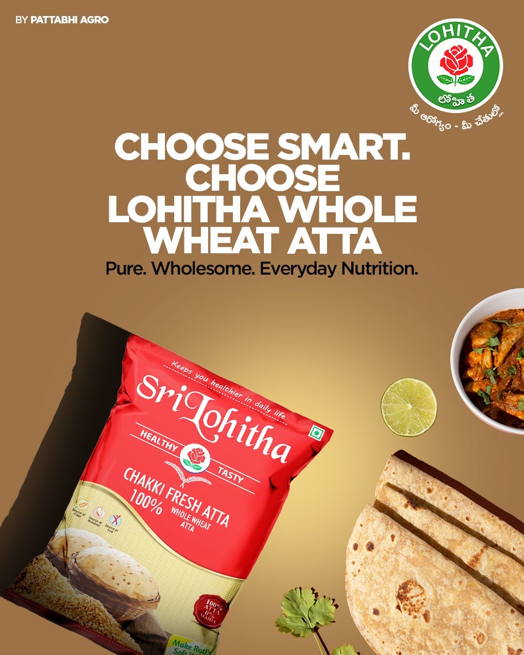 Atta CTA — choose Lohitha