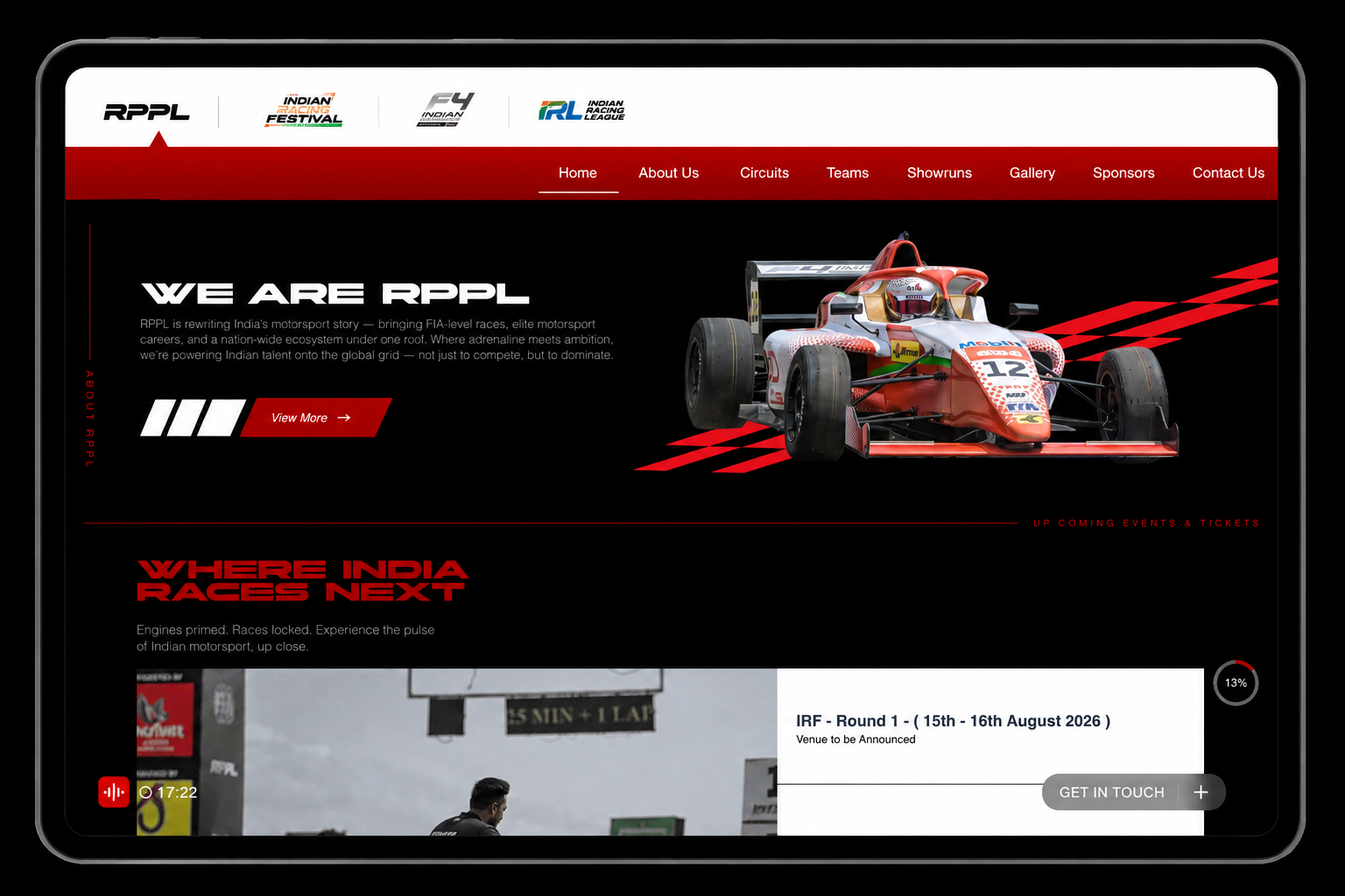 RPPL desktop UI — secondary section