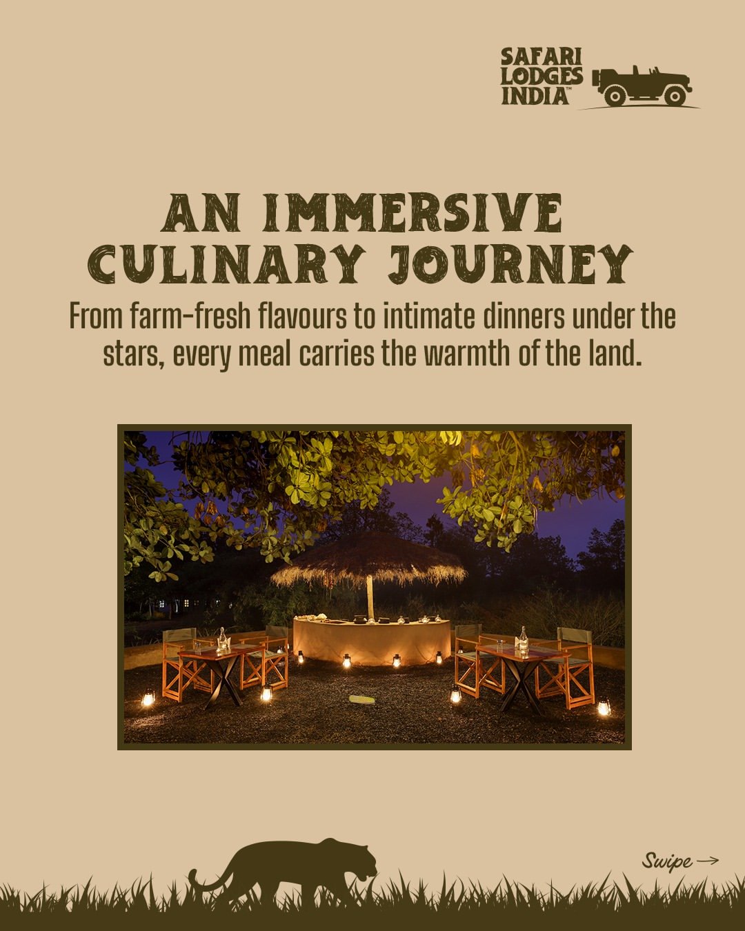 Safari Lodges India journey panel 2