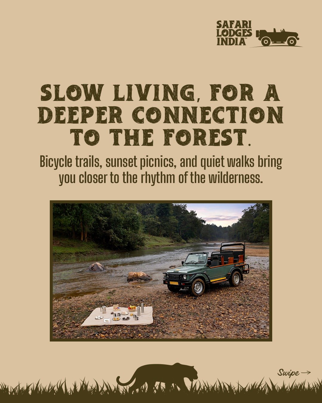 Safari Lodges India journey panel 3
